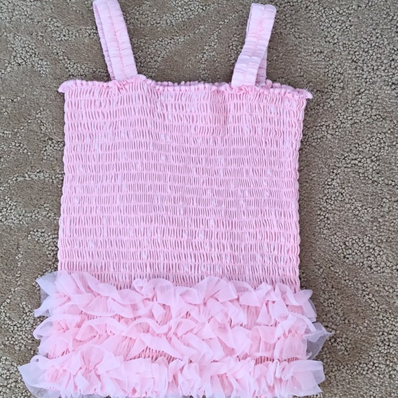 Pink Ruffled Kids Top - Picture 4 of 5
